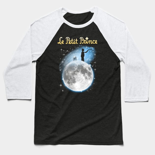 Le Petit Prince Baseball T-Shirt by Vincent Trinidad Art